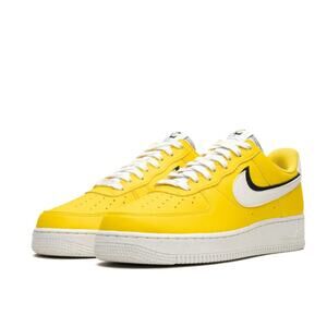 NIKE Men's Air Force 1 Low '07 LV8 Sneakers Size 36 Tour Yellow Sail Black